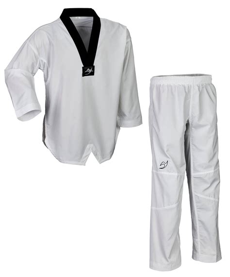 nike taekwondo anzug schwarzes revers 190 cm|Taekwondo.